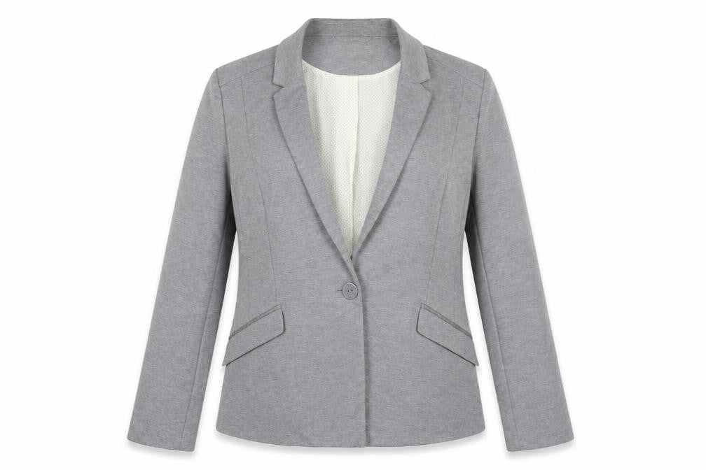 Oasis Womens Grey Jacket Blazer Size 14 Button