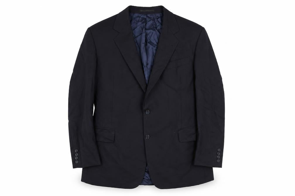 Odermark Mens Blue Polyester Jacket Suit Jacket Size 44 Regular