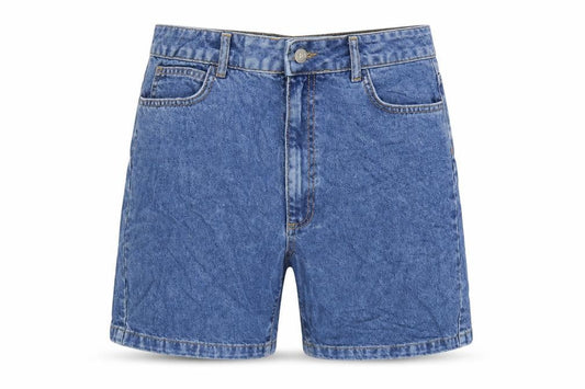 RR Womens Blue Cotton Bermuda Shorts Size 10 Regular Zip