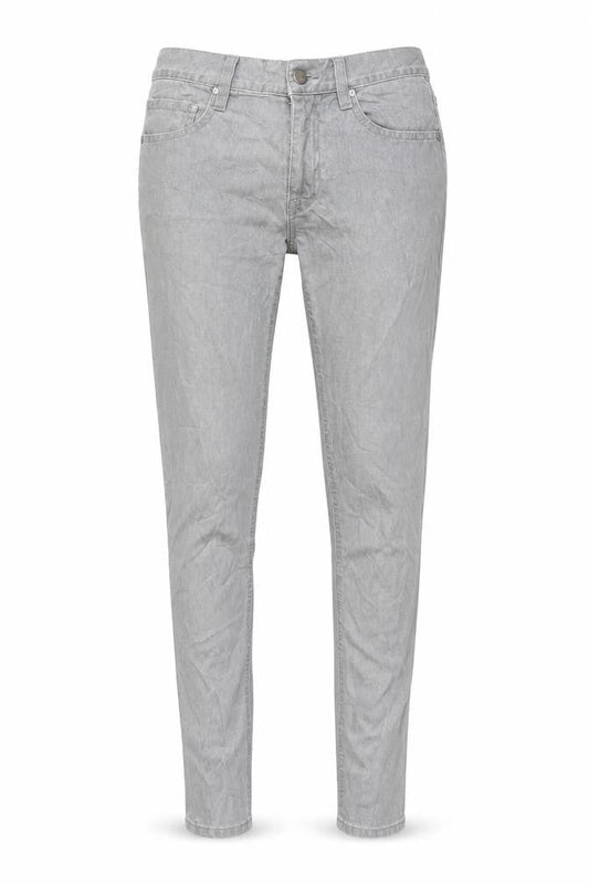 FC Womens Grey Cotton Blend Tapered Jeans Size 10 L31 in Regular Zip