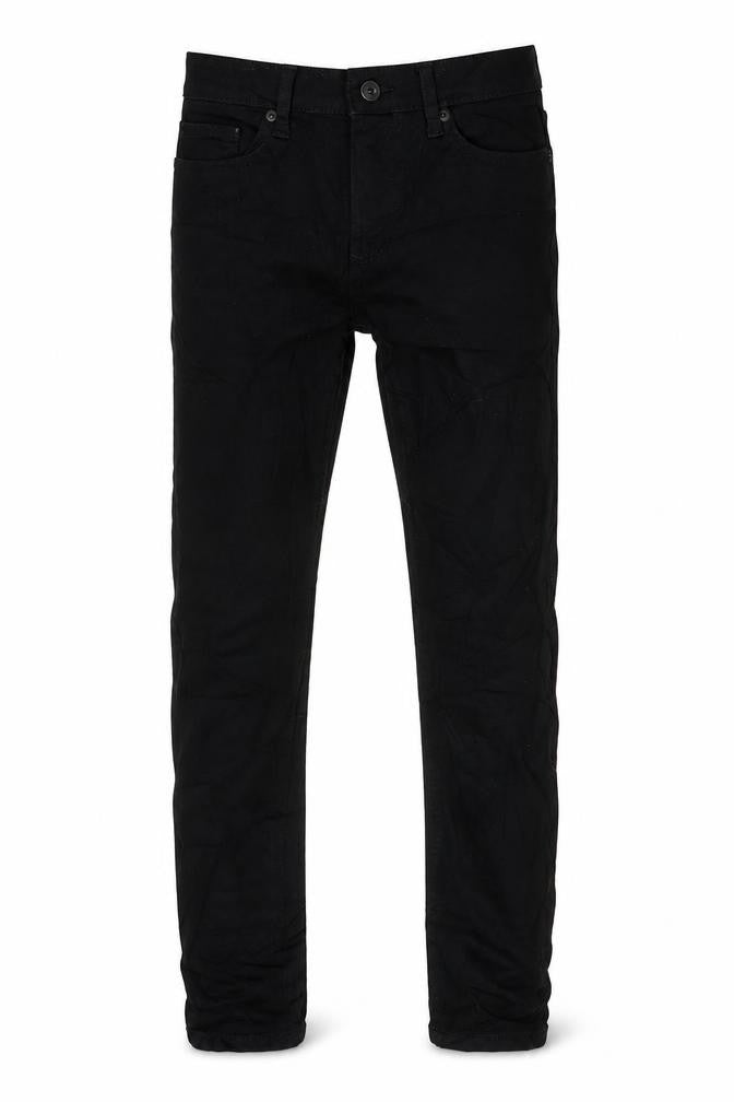 Topman Mens Black Cotton Blend Straight Jeans Size 30 in L28 in Regular Zip