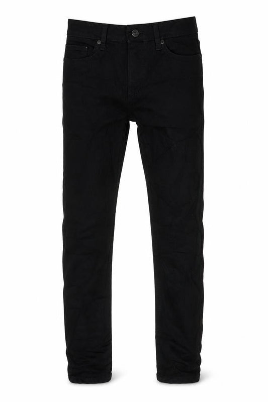 Topman Mens Black Cotton Blend Straight Jeans Size 30 in L28 in Regular Zip