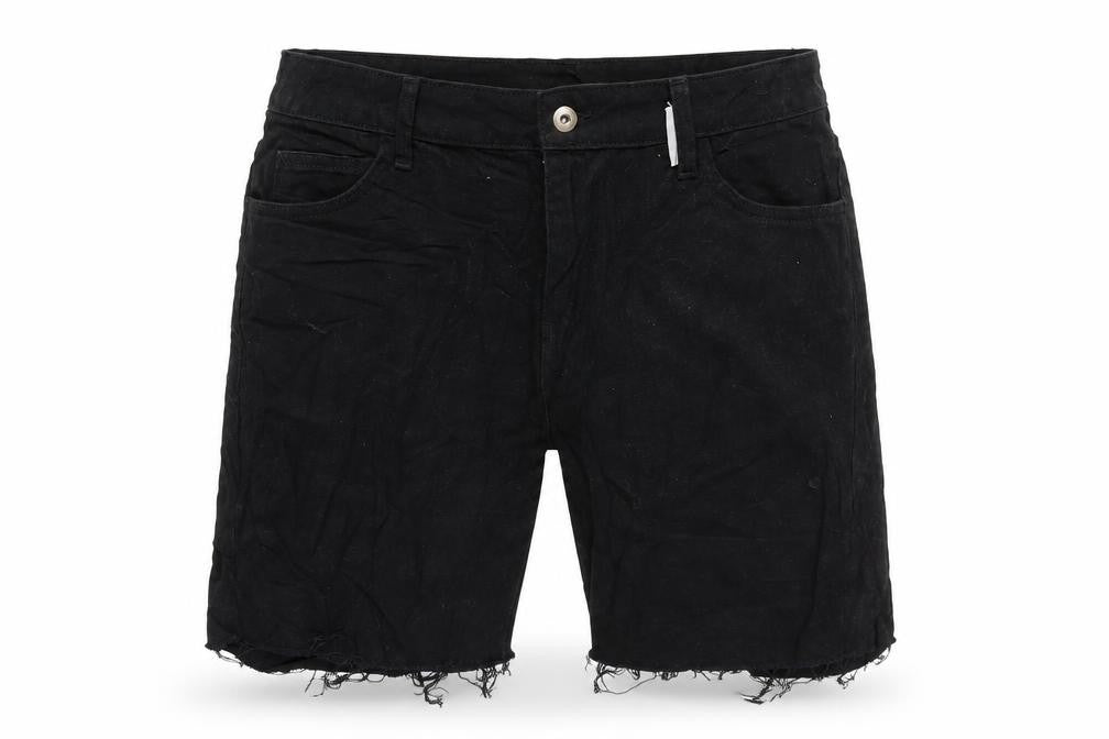 COLLUSION Mens Black Cotton Bermuda Shorts Size 32 in Regular Zip