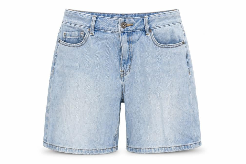 Country Road Womens Blue Cotton Bermuda Shorts Size 28 in Regular Zip