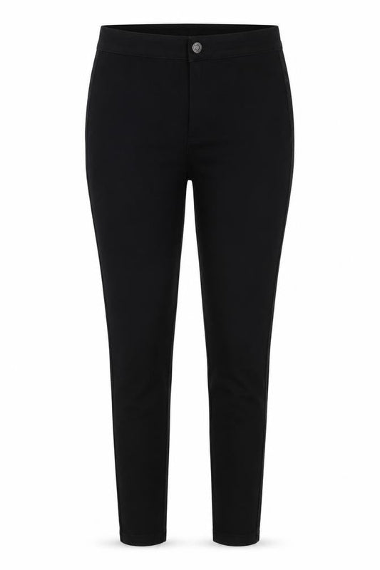 PRETTYLITTLETHING Womens Black Cotton Skinny Jeans Size 8 L29 in Regular Zip