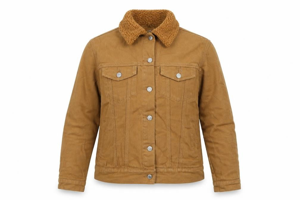 Missguided Womens Brown Jacket Size 10 Button