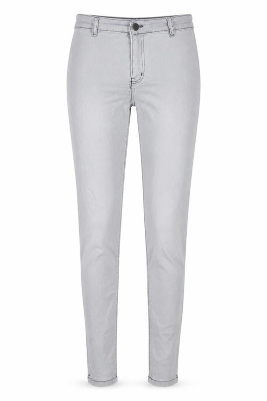 PRETTYLITTLETHING Womens Grey Cotton Skinny Jeans Size 8 L27 in Regular Zip