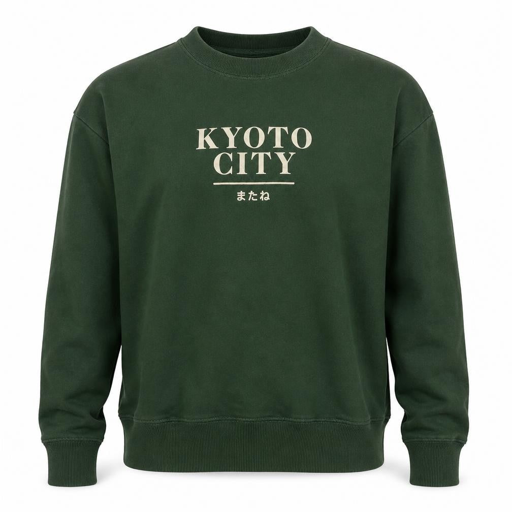 Pull&Bear Womens Green Cotton Pullover Hoodie Size M Pullover - Tokyo City