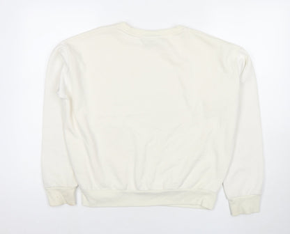 Preloved Disney Womens Ivory Cotton Pullover Sweatshirt Size XS Pullover - Dumbo - Back