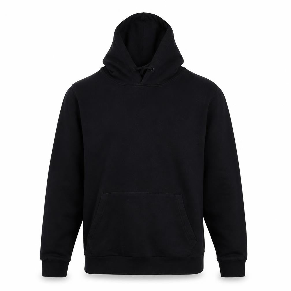 Topman Mens Black Cotton Pullover Hoodie Size M