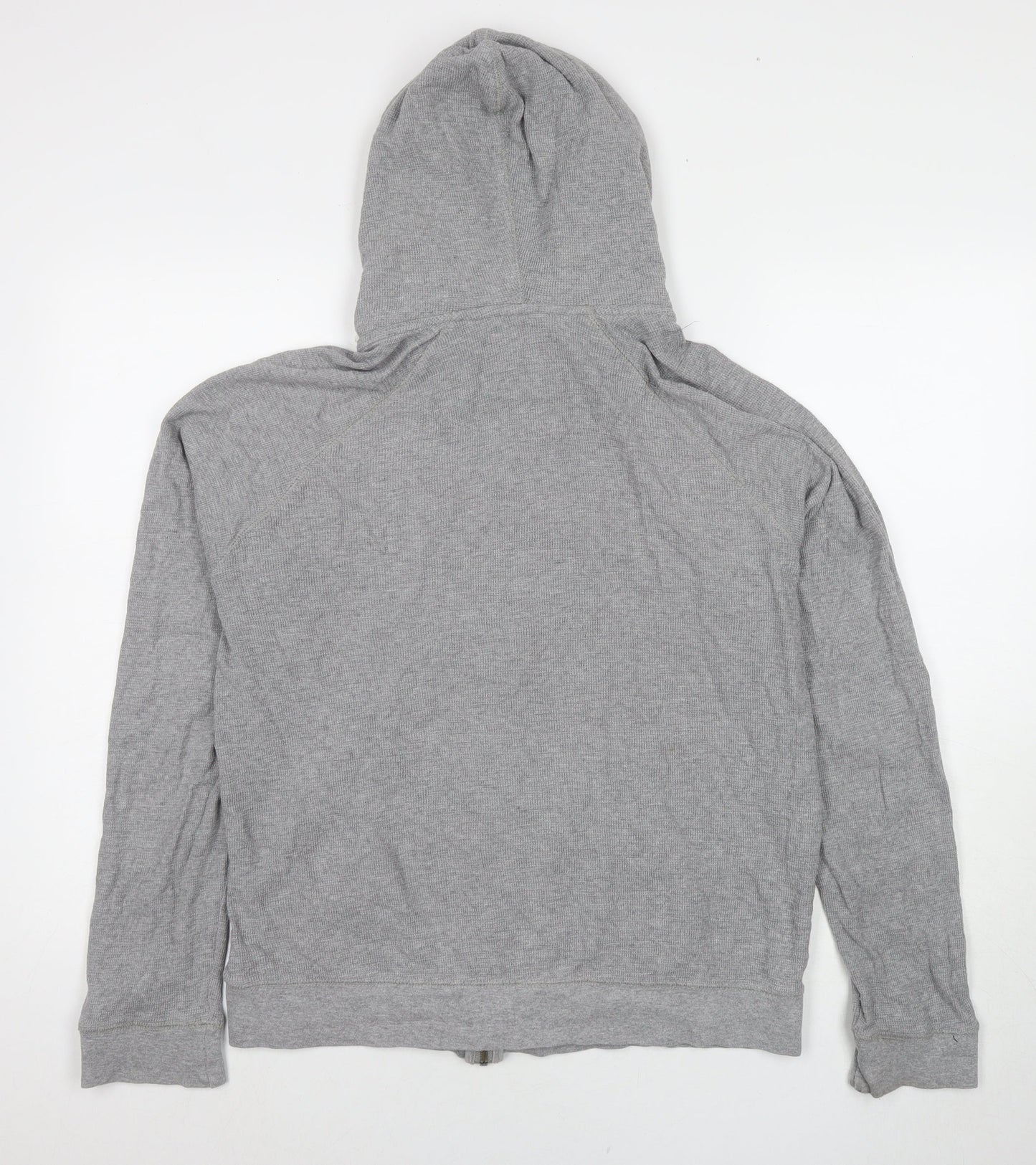 Burton Mens Grey Cotton Full Zip Hoodie Size M