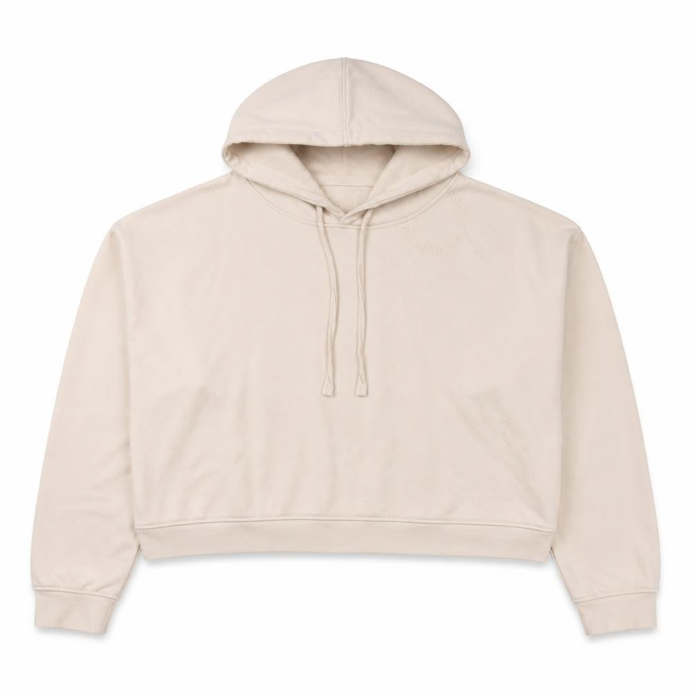 Nobody's child Womens Beige Cotton Pullover Hoodie Size XL Pullover
