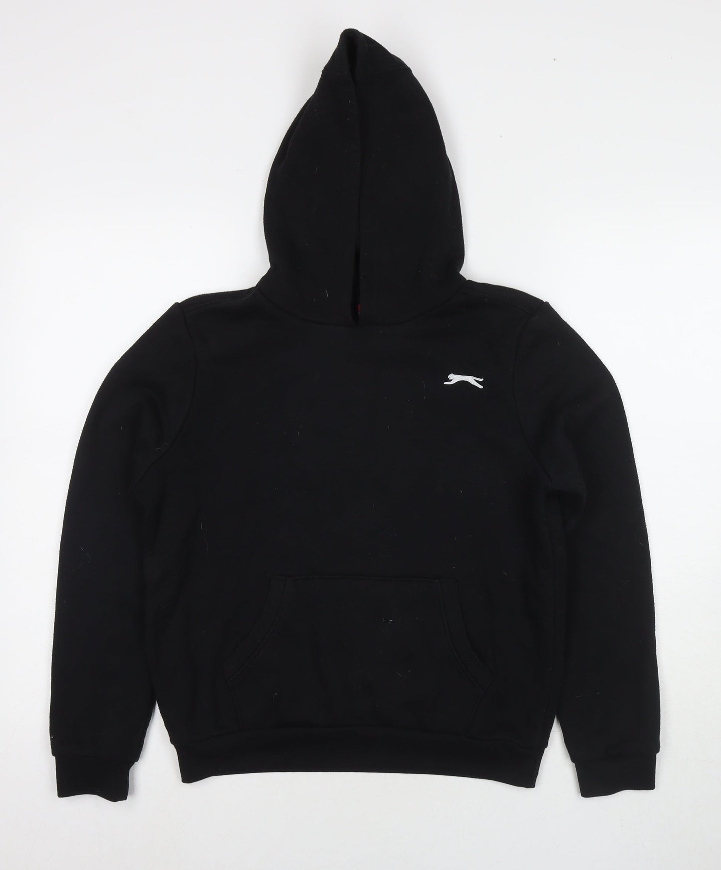 Slazenger Boys Black Polyester Pullover Hoodie Size 12 Years Pullover