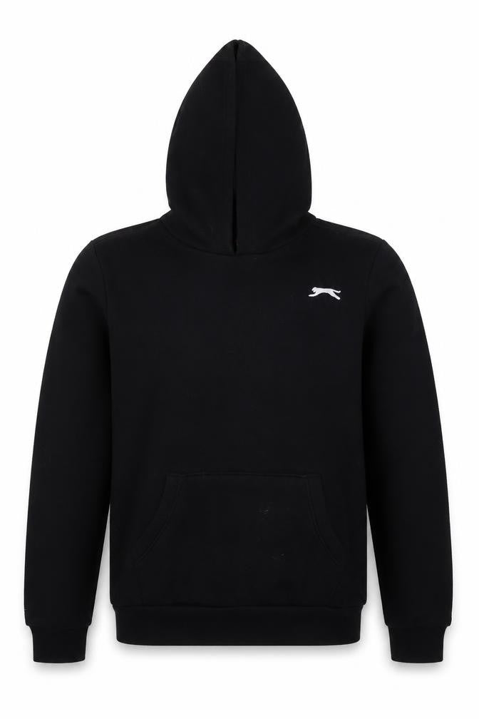 Slazenger Boys Black Polyester Pullover Hoodie Size 12 Years Pullover
