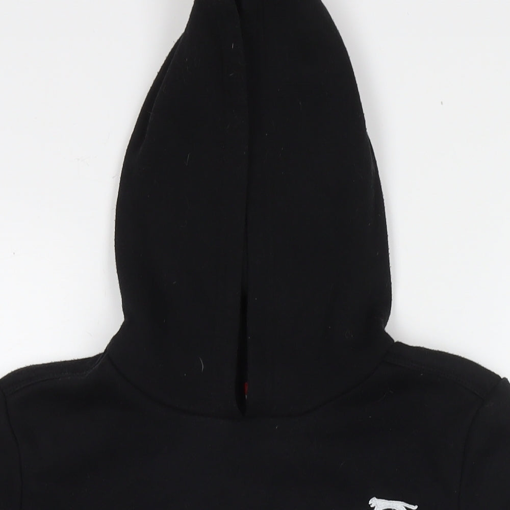 Slazenger Boys Black Polyester Pullover Hoodie Size 12 Years Pullover