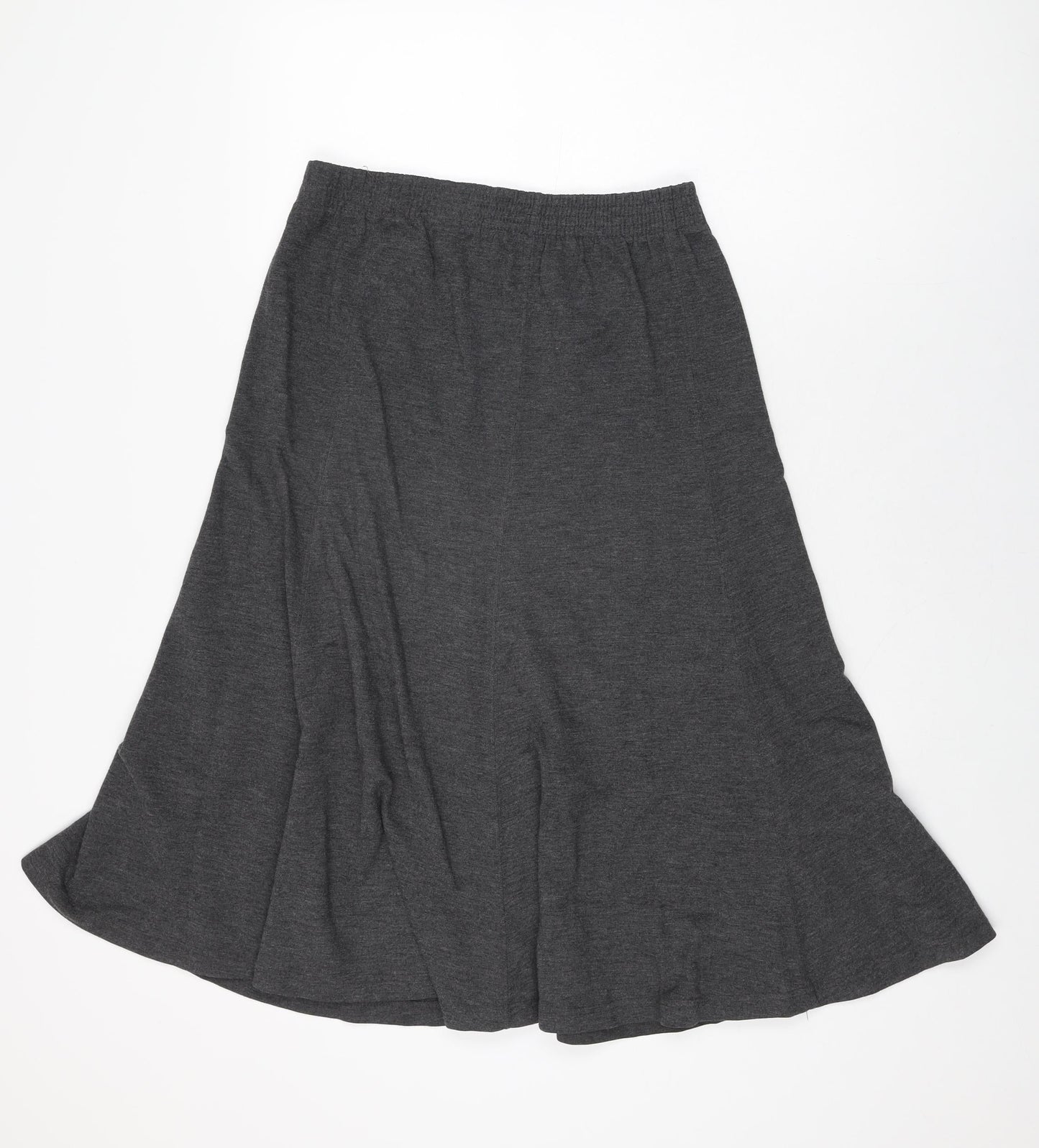 Blast Womens Grey Polyester Swing Skirt Size M