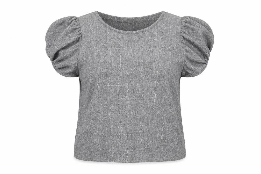 ASOS Womens Grey Viscose Basic T-Shirt Size 18 Off the Shoulder