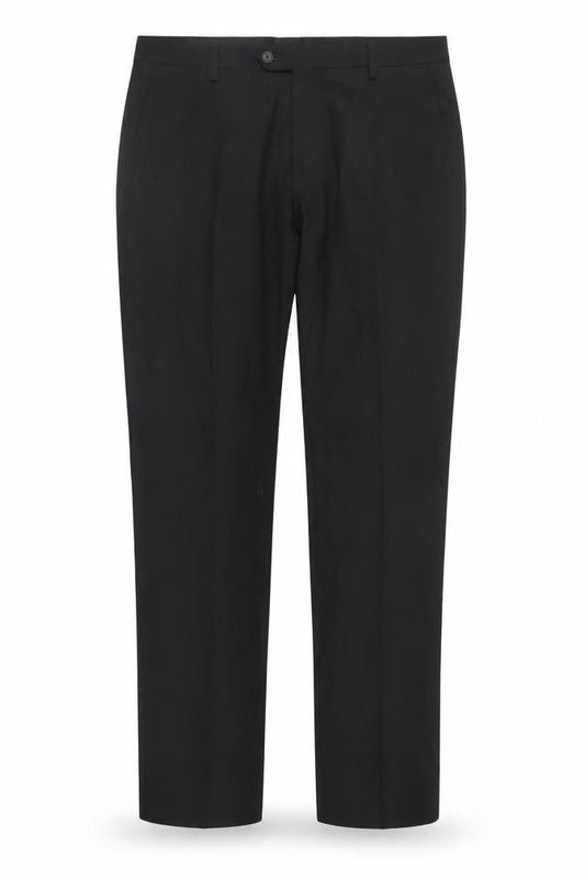 Next Mens Black Polyacrylate Fibre Dress Pants Trousers Size 34 in L31 in Regular Zip