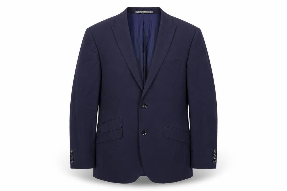 Autograph Mens Blue Wool Jacket Suit Jacket Size 40 Regular