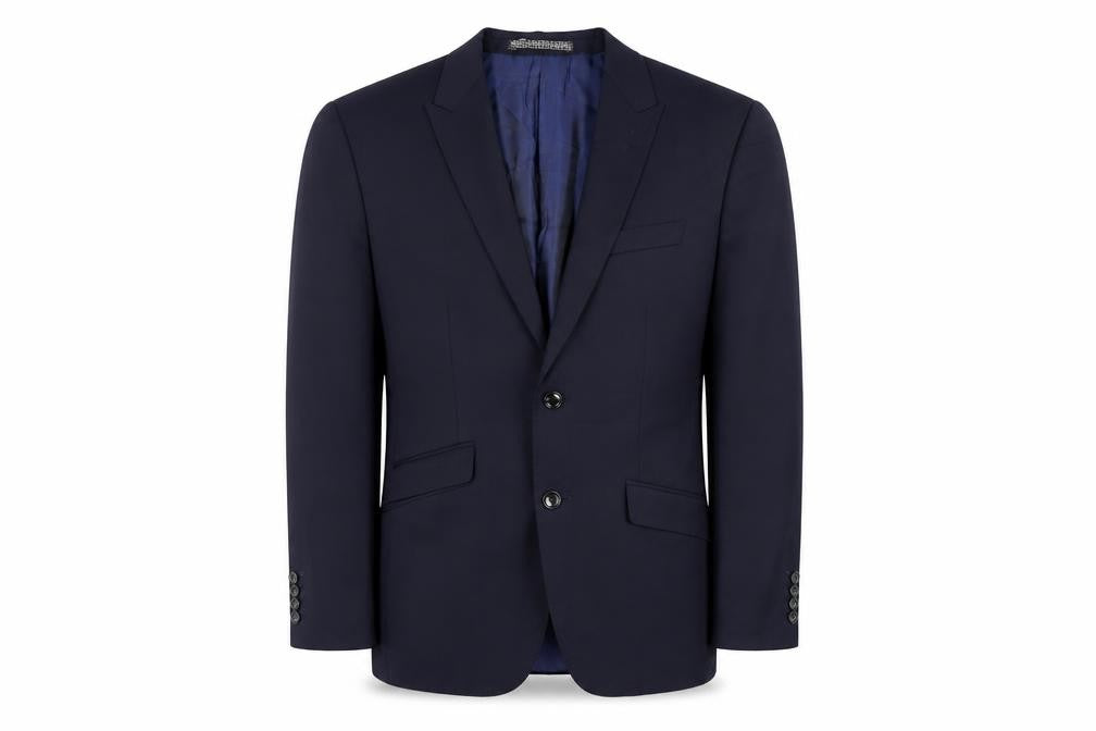 Autograph Mens Blue Wool Jacket Suit Jacket Size 38 Regular