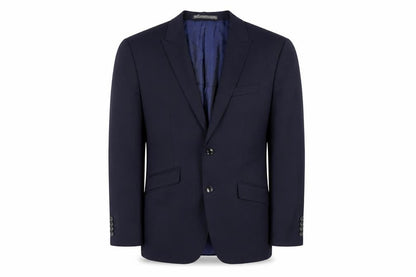 Front view of Autograph men’s blue wool jacket suit jacket, size 38, regular
