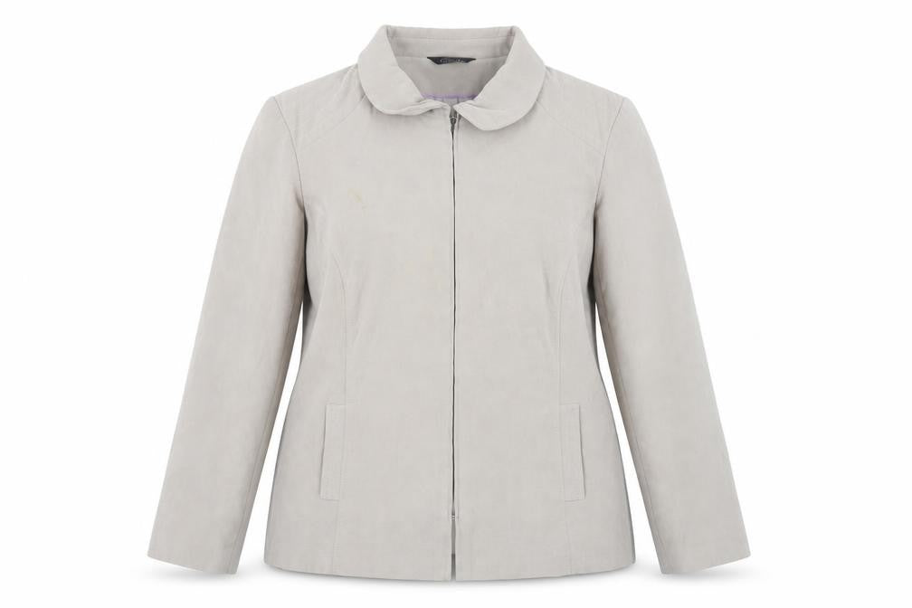 Bonmarché Womens Beige Jacket Size 24 Zip