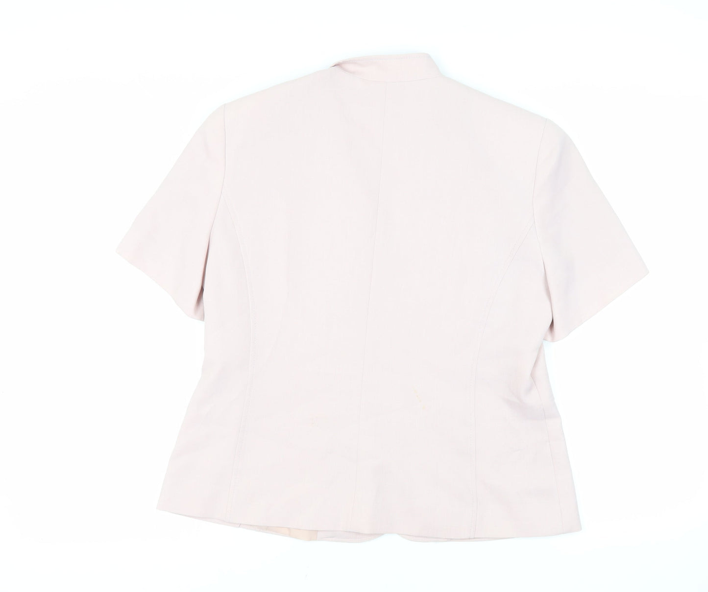 BHS Womens Pink Jacket Blazer Size 16 Button
