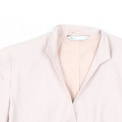 BHS Womens Pink Jacket Blazer Size 16 Button