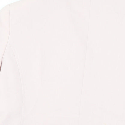 BHS Womens Pink Jacket Blazer Size 16 Button