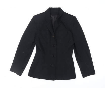 Additional front view of Principles women’s black jacket blazer, size UK 8, button