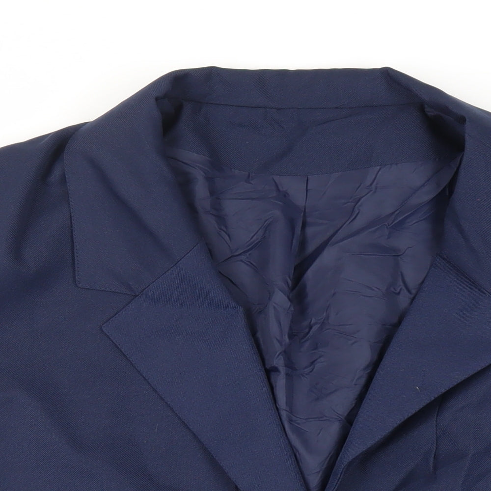Heather Valley Womens Blue Jacket Blazer Size 22 Button - Vintage