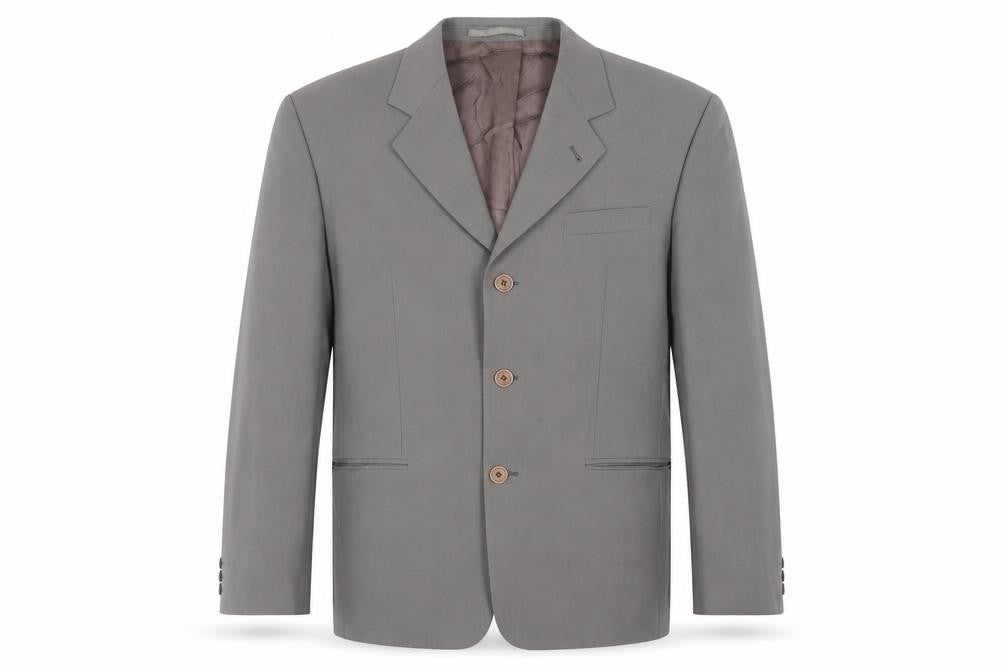 Skopes Mens Green Wool Jacket Suit Jacket Size 40 Regular
