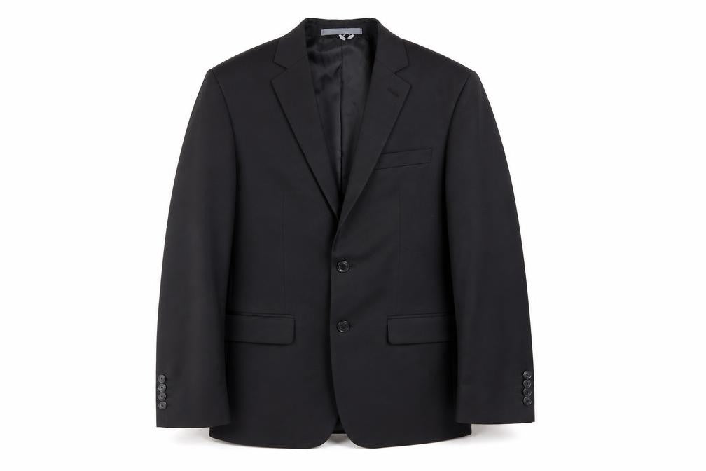 Marks & Spencer Mens Black Polyester Jacket Suit Jacket Size 36 Regular