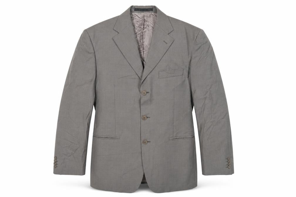 Marks & Spencer Mens Grey Wool Jacket Suit Jacket Size 40 Regular