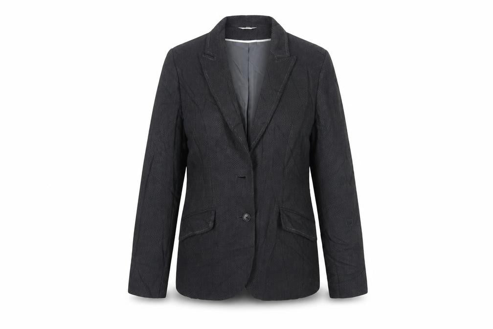 Klass Womens Black Jacket Blazer Size 12 Button