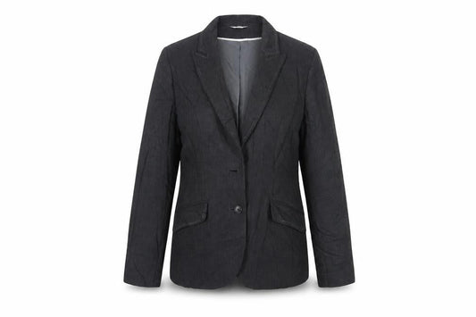 Klass Womens Black Jacket Blazer Size 12 Button