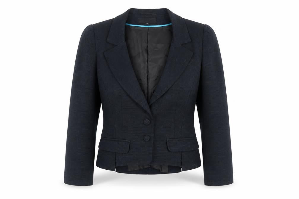 Marks & Spencer Womens Black Jacket Blazer Size 6 Button