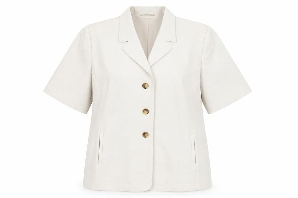 Bonmarché Womens Grey Jacket Blazer Size 18 Button