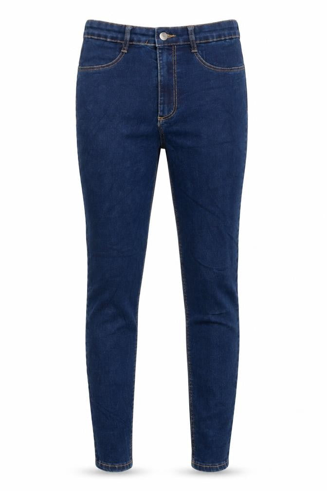 Zara Womens Blue Cotton Skinny Jeans Size 10 L28 in Regular Zip