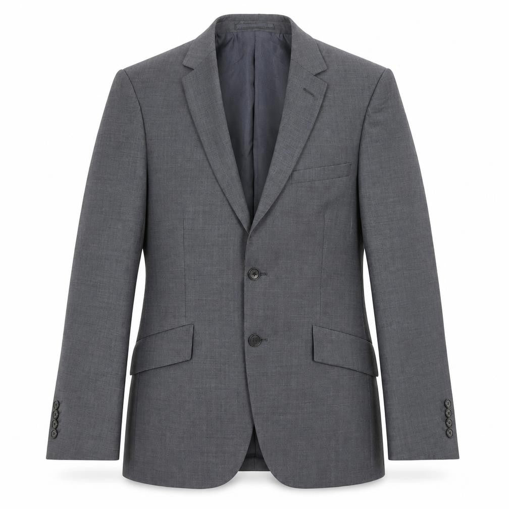 Marks & Spencer Mens Grey Wool Jacket Blazer Size 38 Regular