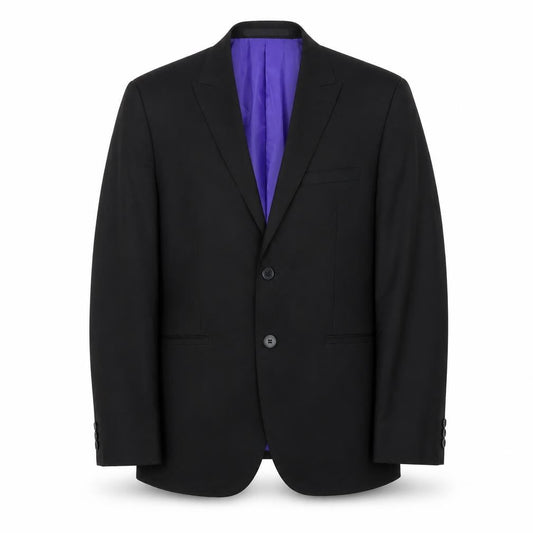 Marks & Spencer Mens Black Polyester Jacket Blazer Size 40 Regular