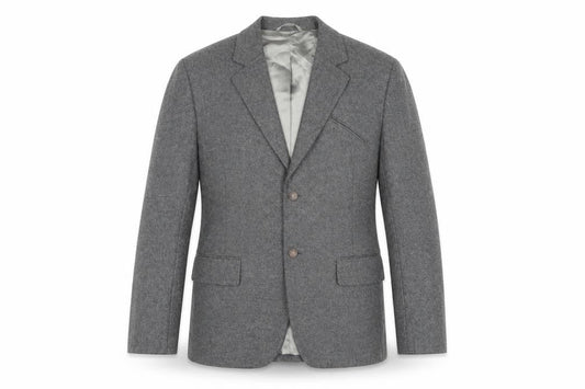 French Connection Mens Grey Wool Jacket Blazer Size 42 Regular