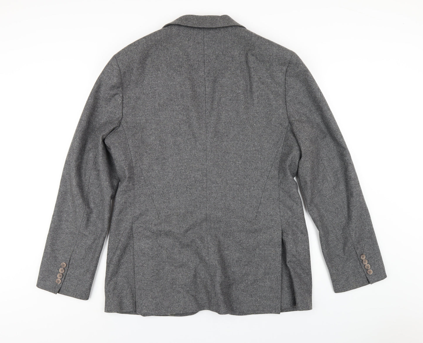 French Connection Mens Grey Wool Jacket Blazer Size 42 Regular