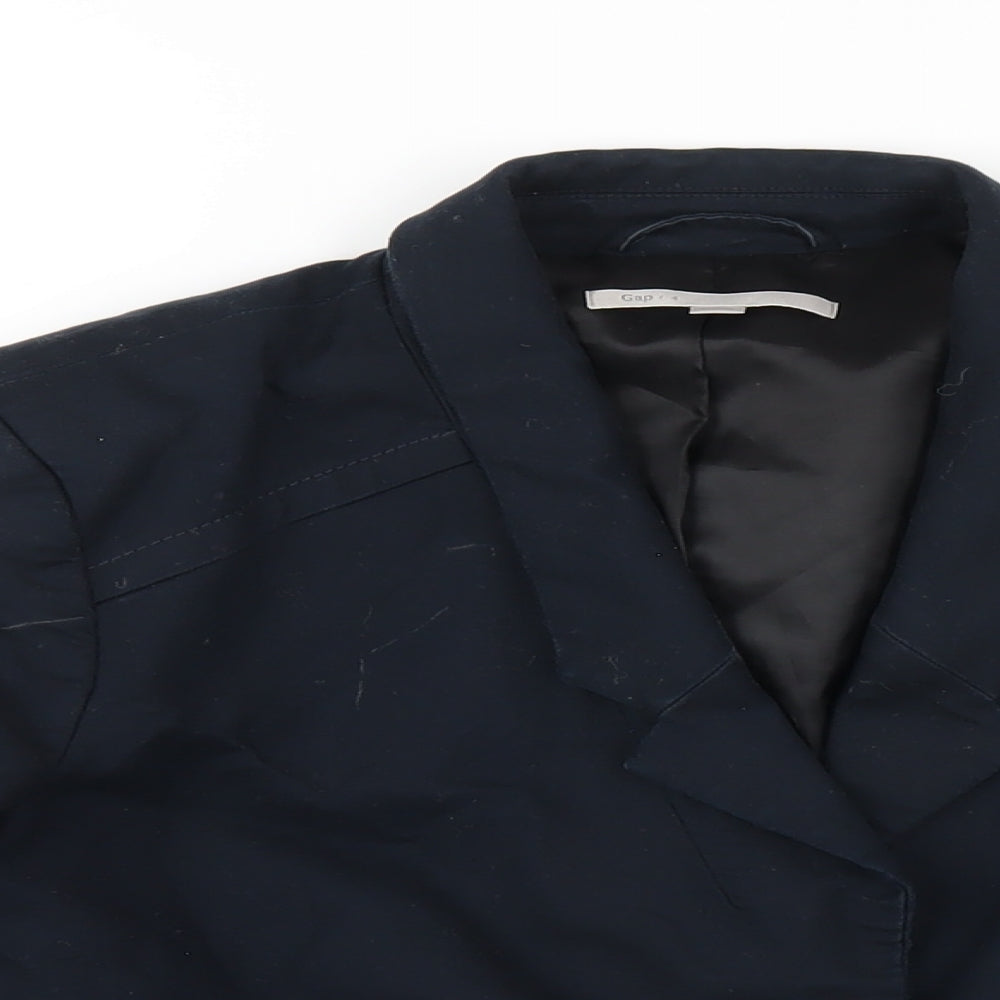 Gap Boys Blue Jacket Blazer Size 4 Years Snap