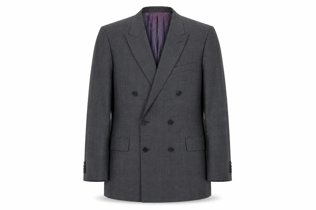 Marks & Spencer Mens Grey Wool Jacket Blazer Size 40 Regular
