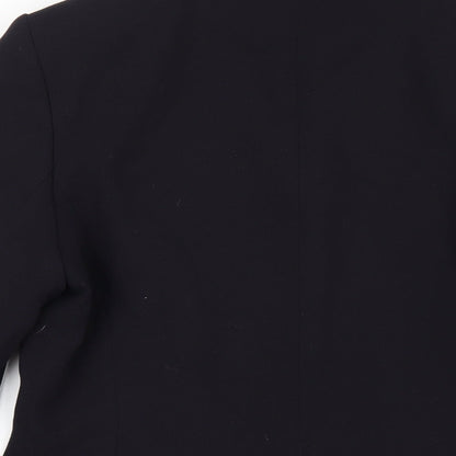 Next Womens Blue Polyester Jacket Blazer Size 12