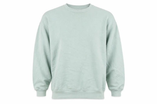 Topman Mens Green Cotton Pullover Sweatshirt Size L