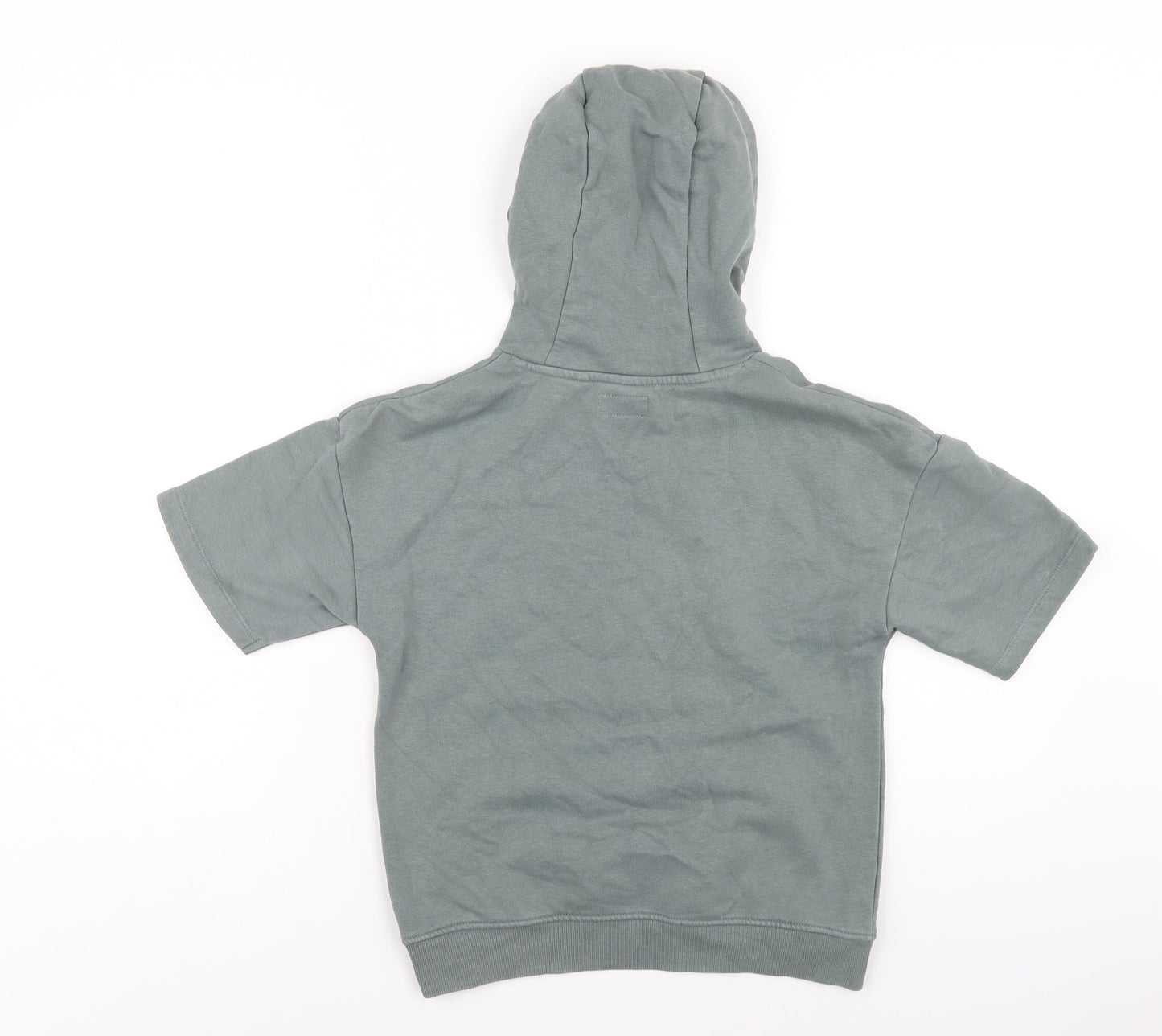 NEXT Boys Green Cotton Pullover Hoodie Size 9 Years Pullover