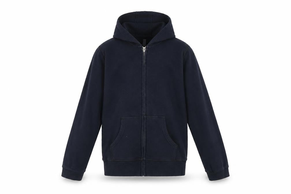 Marks & Spencer Boys Blue Cotton Full Zip Hoodie Size 12-13 Years Zip