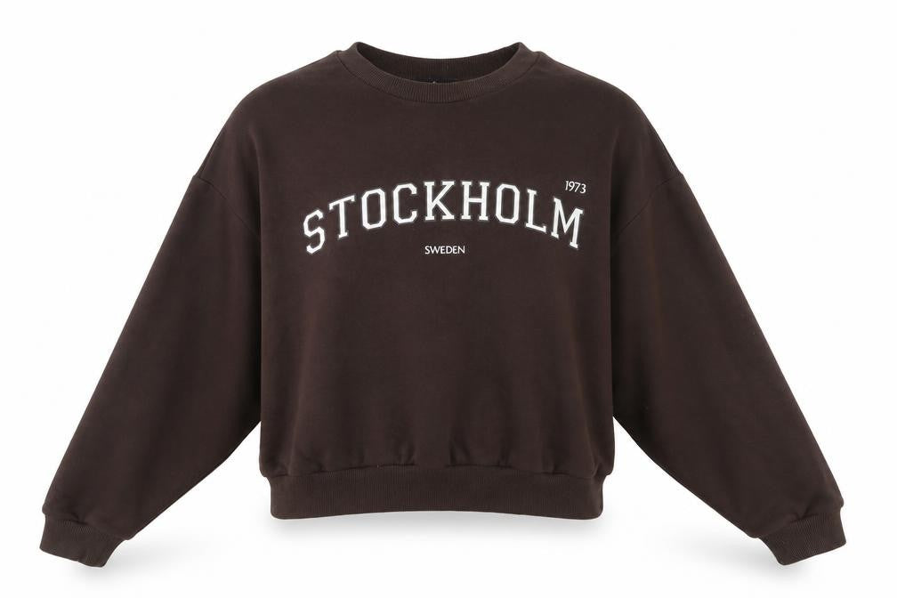 Very Womens Brown Cotton Pullover Hoodie Size 12 Pullover